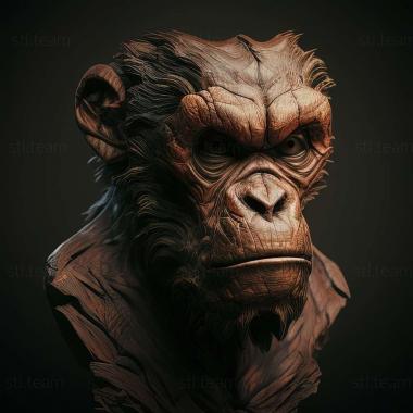 3D model Paranthropus robustus (STL)